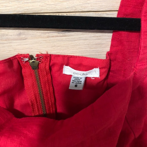 Urban Outfitters Ecotè Dress | red mini dress SZ 6 - Picture 5 of 5